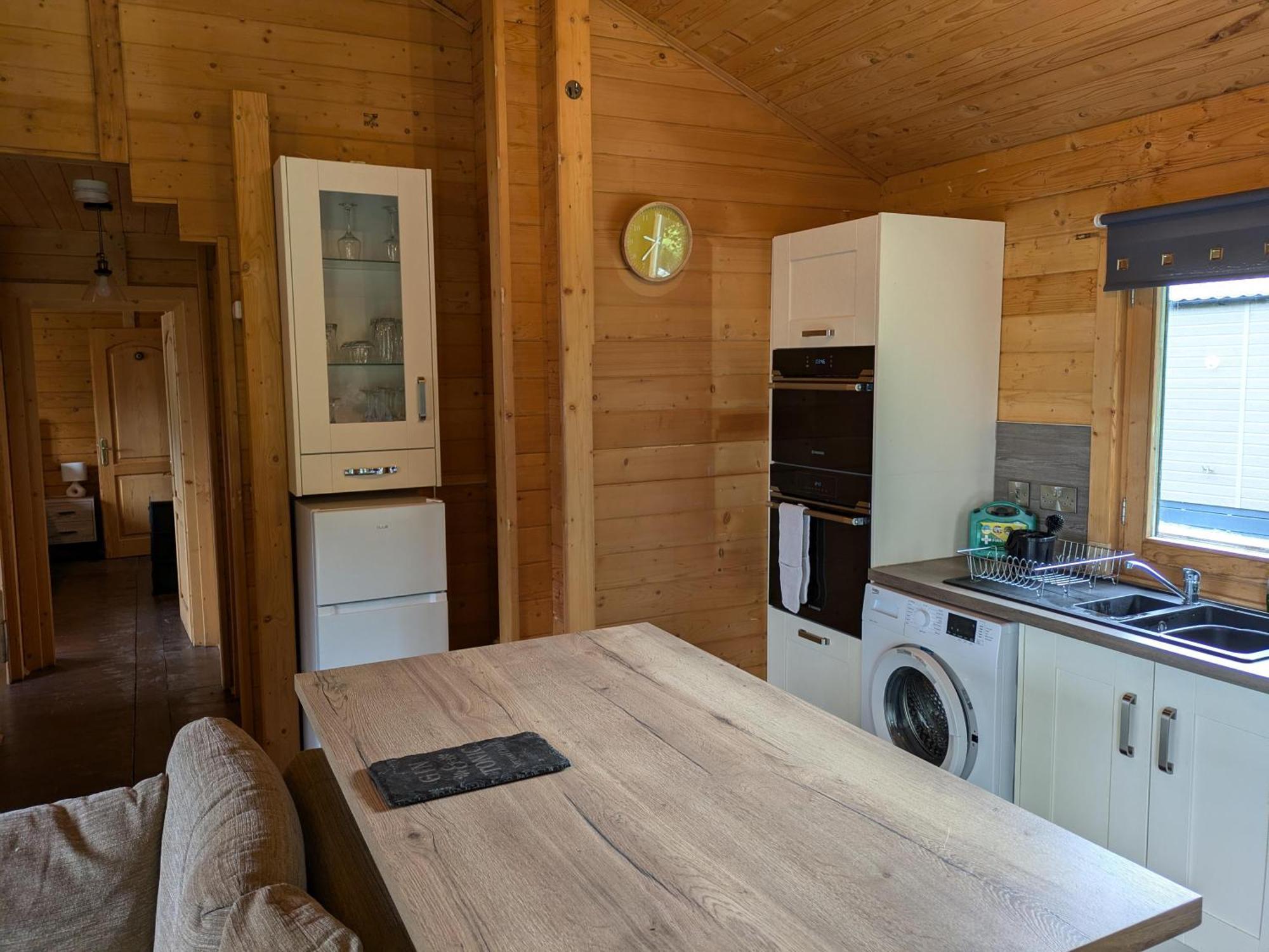 Rustic Lodge Retreat At Riverview Holiday Park Newcastleton Exterior foto